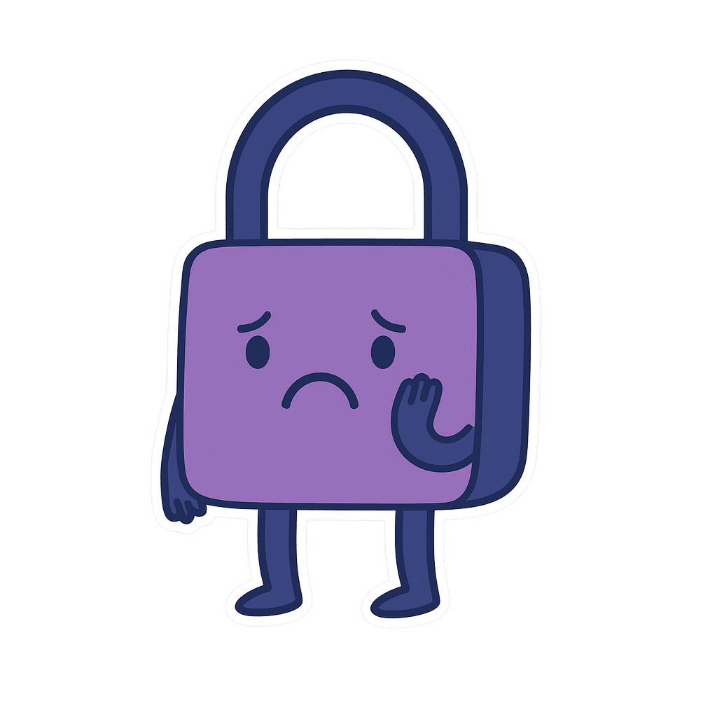 Sad Lock Character