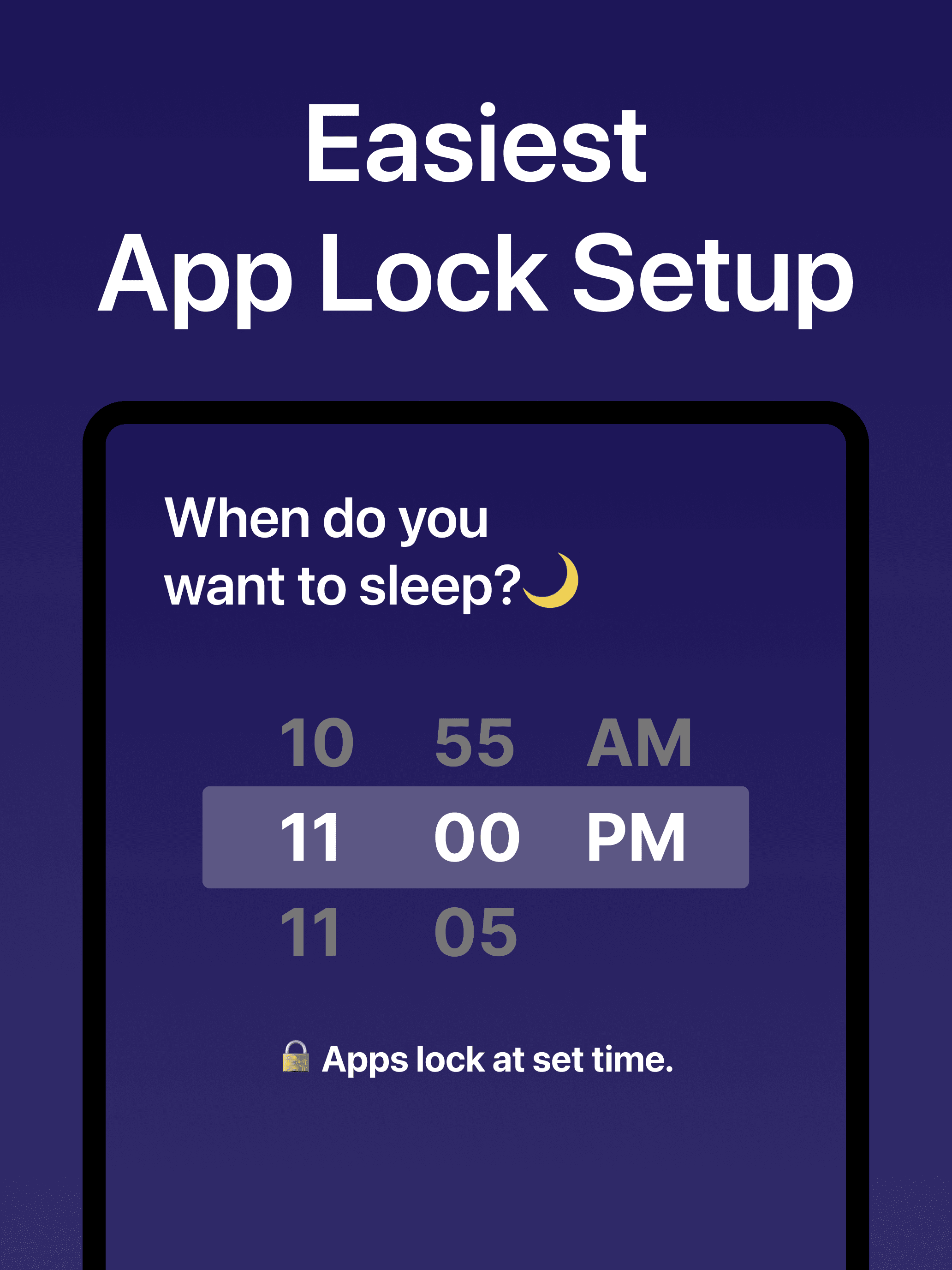 Time Setup